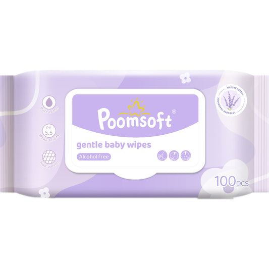 Poomsoft  Lavender fragrance Wet Wipes  for Wholesale