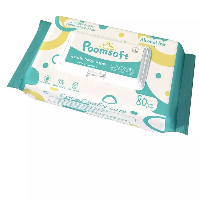 Poomsoft Free fragrance Wet Wipes Alcohol-Free for Wholesale