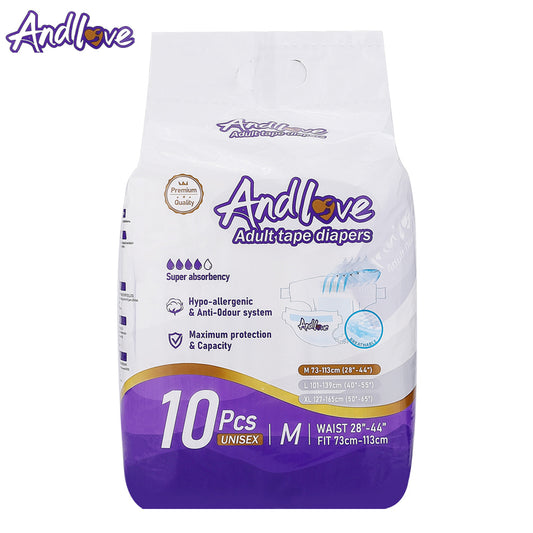 Andlove Adult Tape Diapers Incontinence Care China Factory ODM OEM
