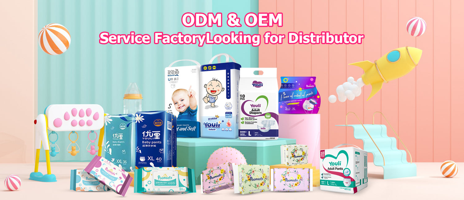 Popular hygiene products,baby/adult diapers and wet wipe factory  for Wholesale